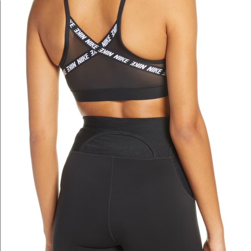 Nike Indy Logo Dri-Fit Sports Bra - Picture 4 of 4